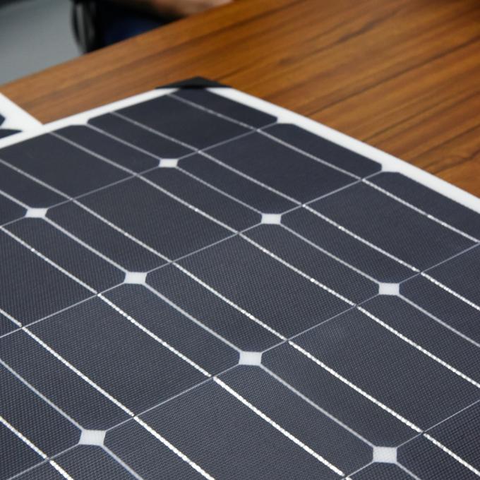 панель солнечных батарей 100В гибкая Монокрысталлине ЭТФЭ гибкая